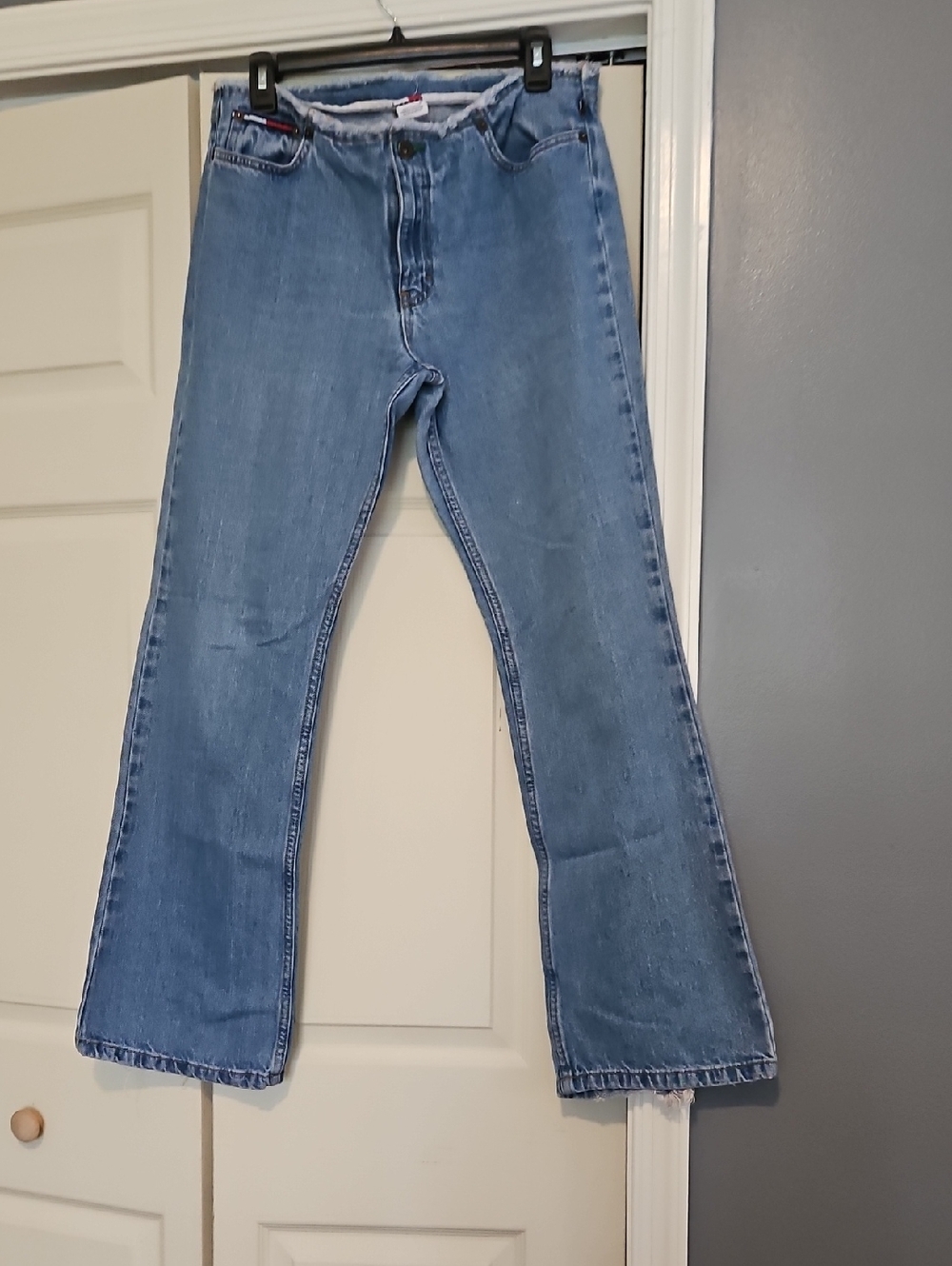 Tommy Hilfiger Light Blue Womens Bootcut Jeans